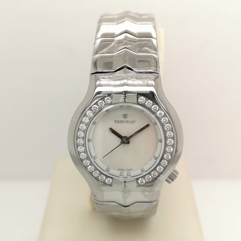 Tag Heuer Mother of Pearl Watch With Diamonds