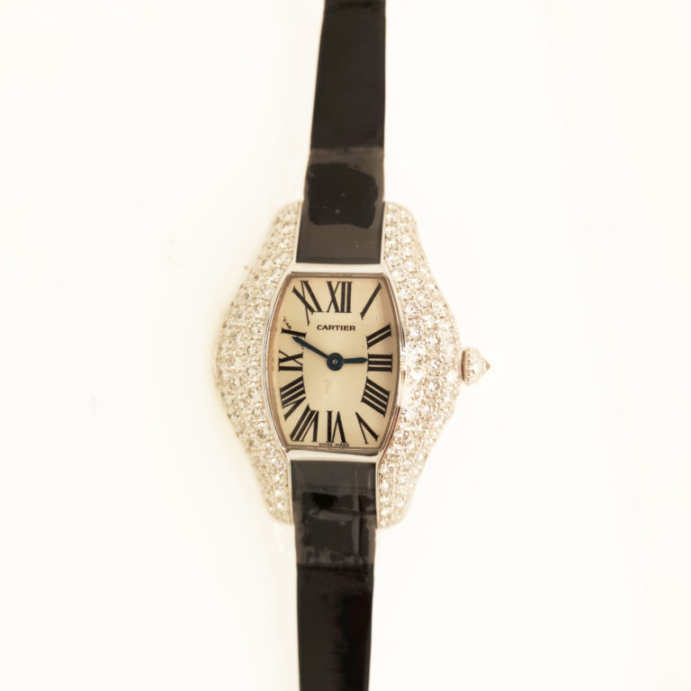 Cartier Tonneau Diamond Watch