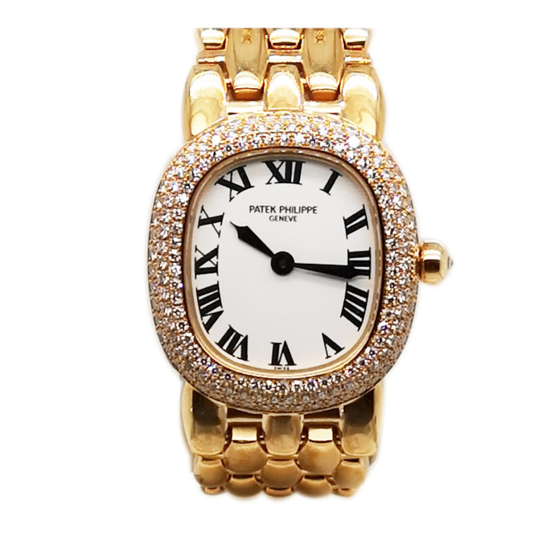 Patek Philippe 18K Yellow Gold Diamond Watch