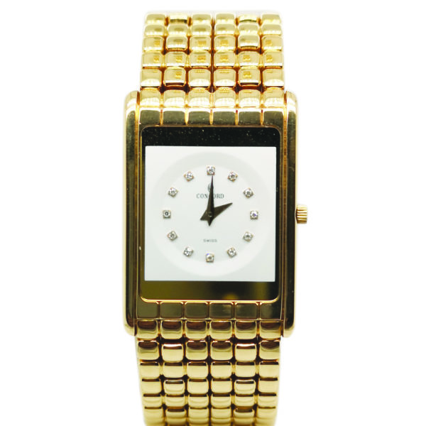 Concord 18K Yellow Gold Diamond Watch