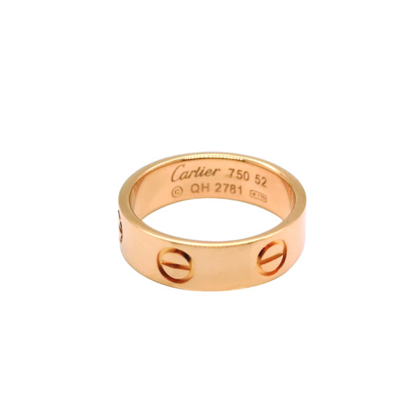 18K Rose Gold "Cartier Love" Ring