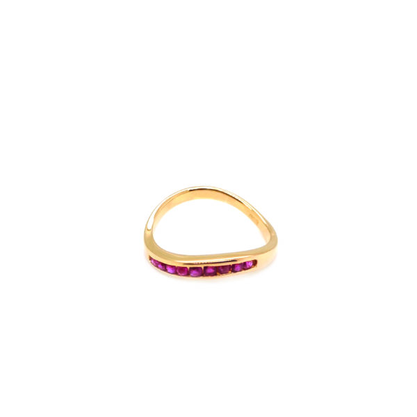 20K Yellow Gold Ruby Ring