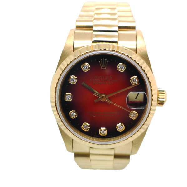 Rolex Datejust 18K Yellow Gold 68278 Watch