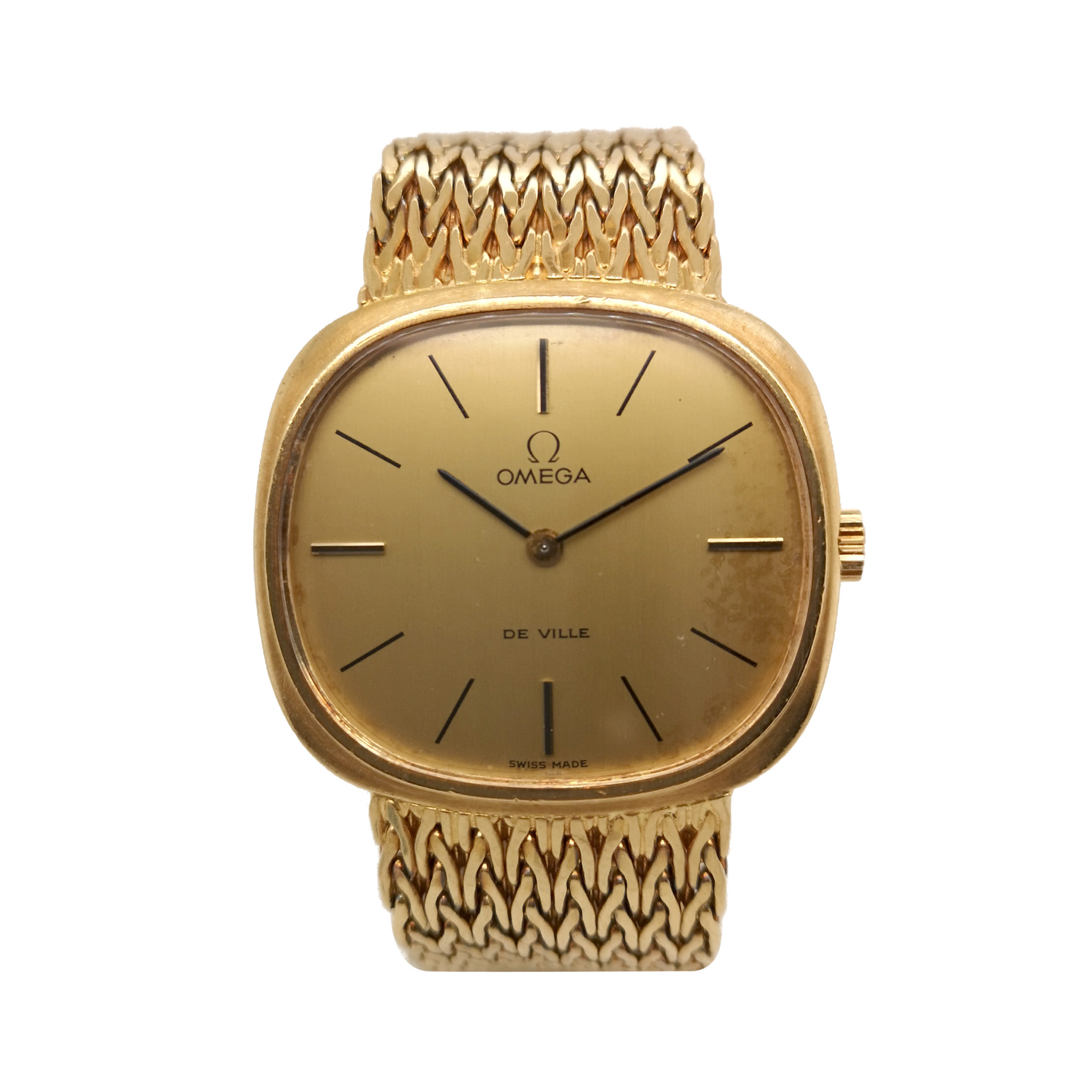Omega Vintage 18K Yellow Gold Watch
